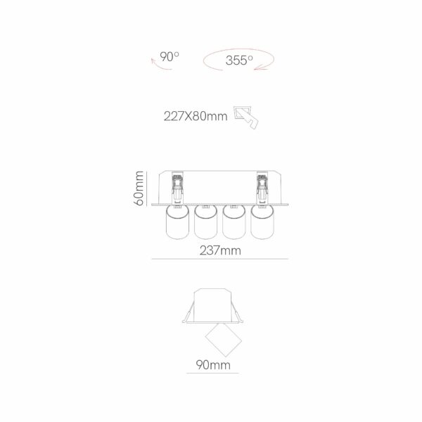 MINI OXO SQUARE 4 24W BENEITO FAURE - immagine 17
