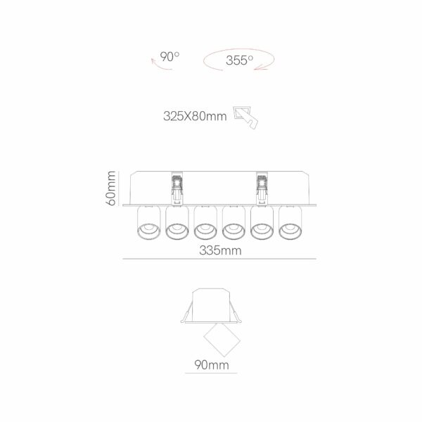 MINI OXO SQUARE 6 36W BENEITO FAURE - immagine 17